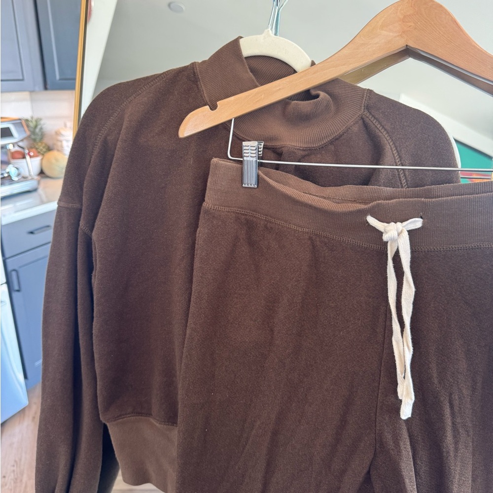 Anthropologie Sweatshirt & Drawstring Joggers Set
